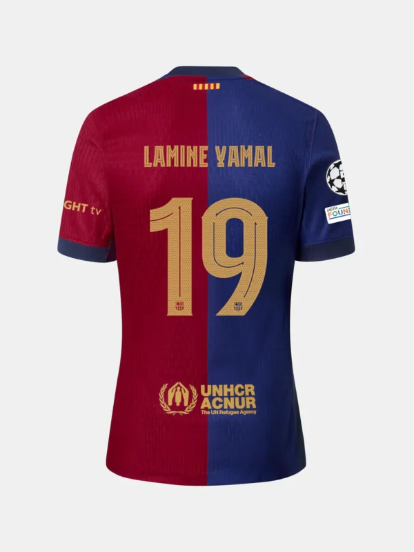 LAMINE YAMAL | UCL Men's home jersey 24/25 FC Barcelona - Player's Edition